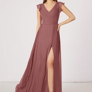 Azazie Claudine Dress Mauve Size A4